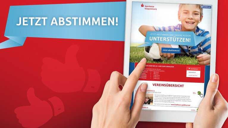 Aktion "Sparkasse Vorpommern für Vereine"
