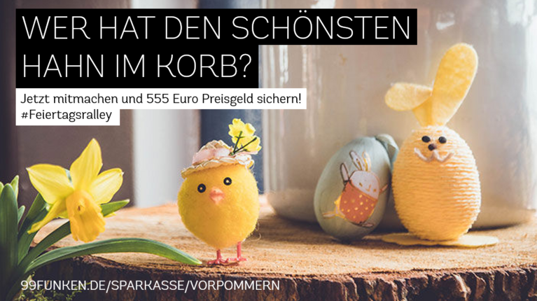 Sichere deinem Lieblingsverein 555 Euro auf www.99funken.de/ sparkasse/vorpommern