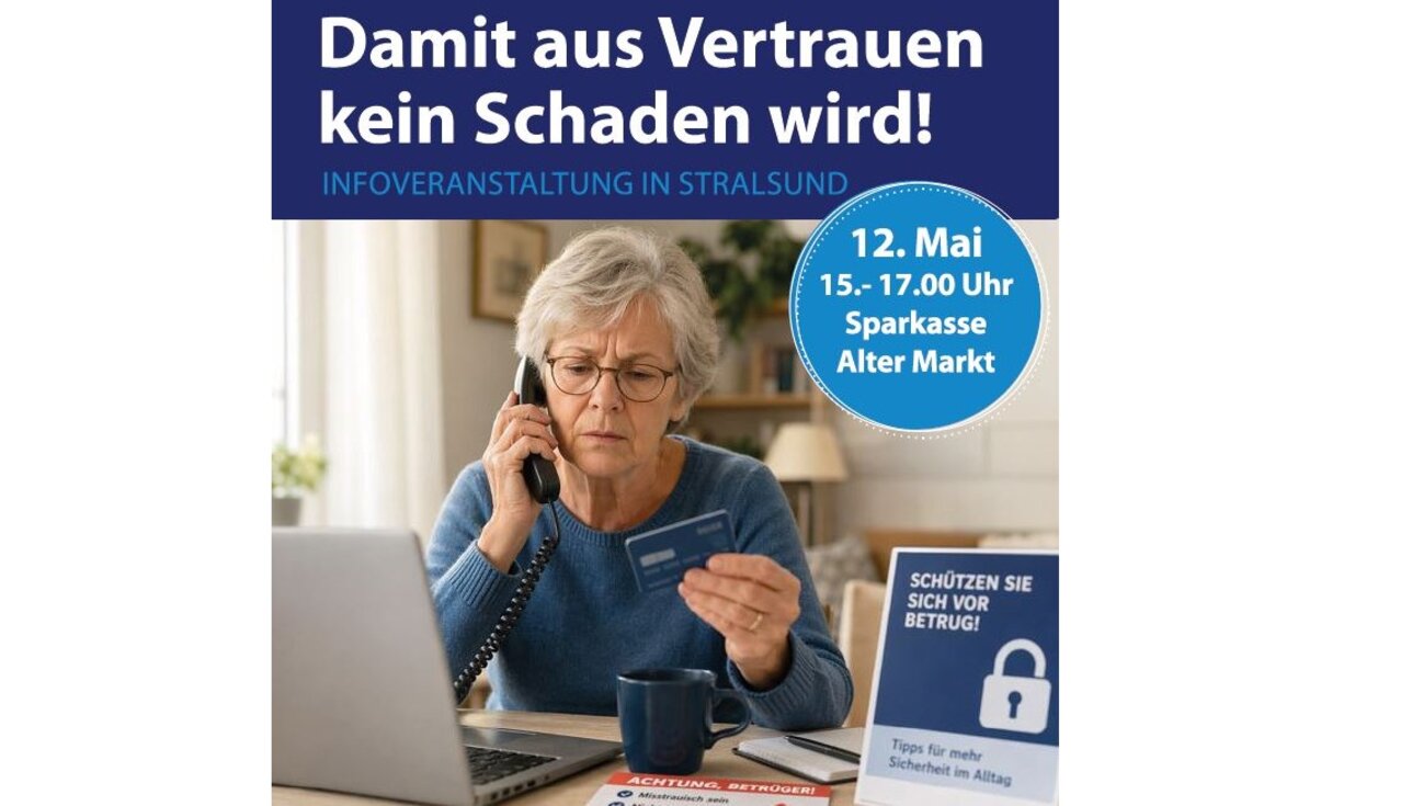 Betrug erkennen und verhindern - Infoveranstaltung in Stralsund