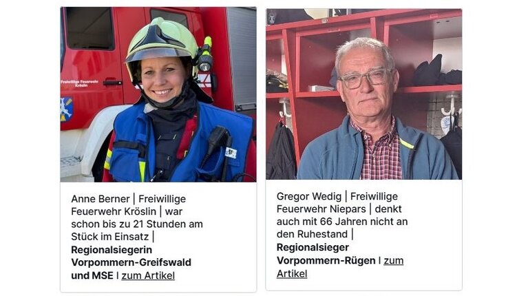 Jetzt kommt's drauf an: Holt das Feuerwehrfest nach Vorpommern!