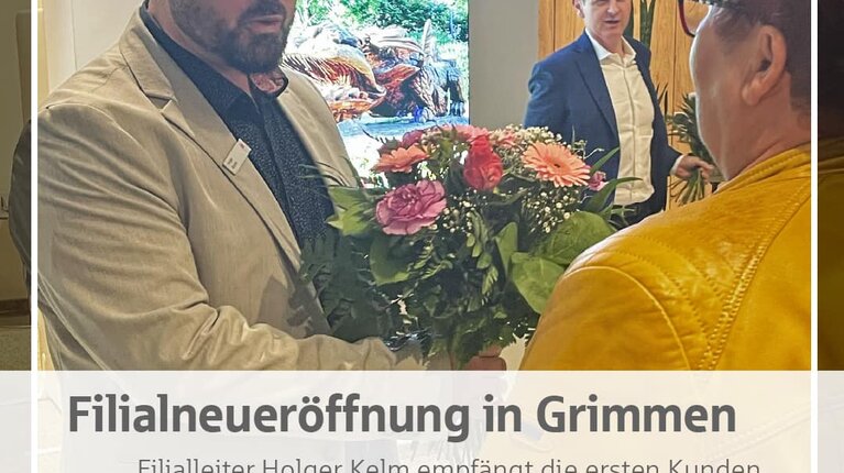 Sparkassen-Filiale in Grimmen feierlich neu eröffnet