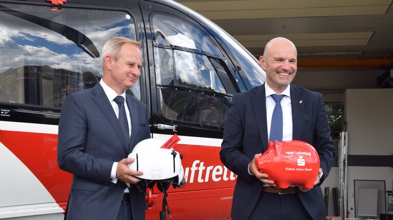 Sparkasse Vorpommern bekräftigt ihre Partnerschaft mit DRF Luftrettung