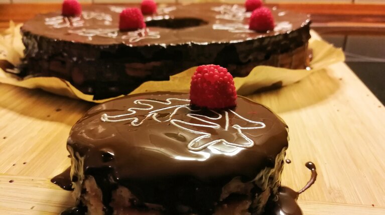 Süßer Adventskranz-Baumkuchen zum Nachmachen
