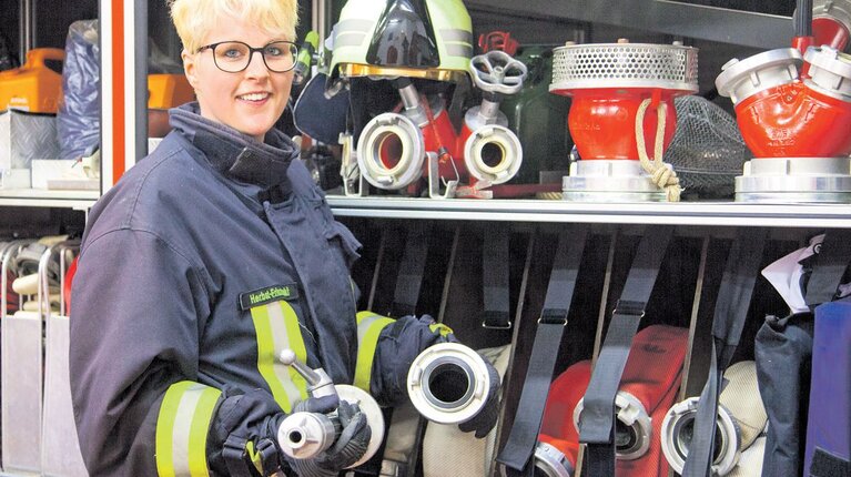Gern für Sie da - Yvonne Herbst-Friszewski, Filialleiterin in Ahlbeck