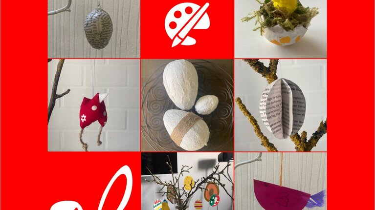 Virtuelles Osterbasteln und Ostermalen: #osterzauber2020