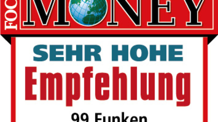 „99 Funken“ erhält von FOCUS-MONEY „Sehr hohe Empfehlung“
