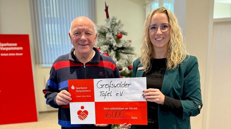 Sparkasse Vorpommern: Starke Unterstützung für die Tafeln in Vorpommern