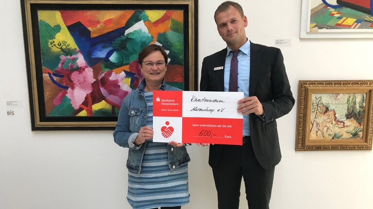 Tolles Projekt im Kunstmuseum Ahrenshoop gefördert