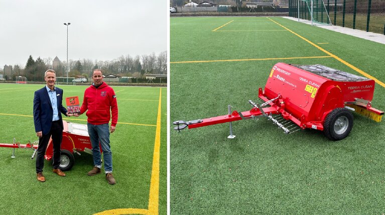 PS-Lotterie: Neue Pflegemaschine für den SV Barth