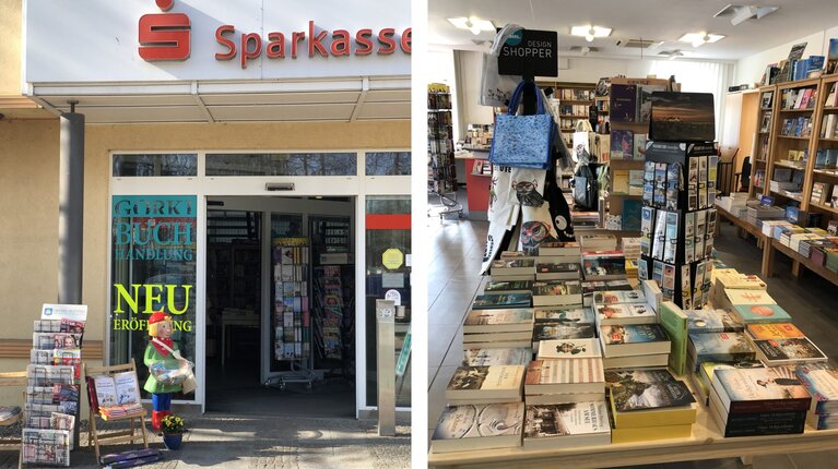 Buchhandlung zieht in Räume der Sparkasse – SB-Filiale für Kunden bleibt