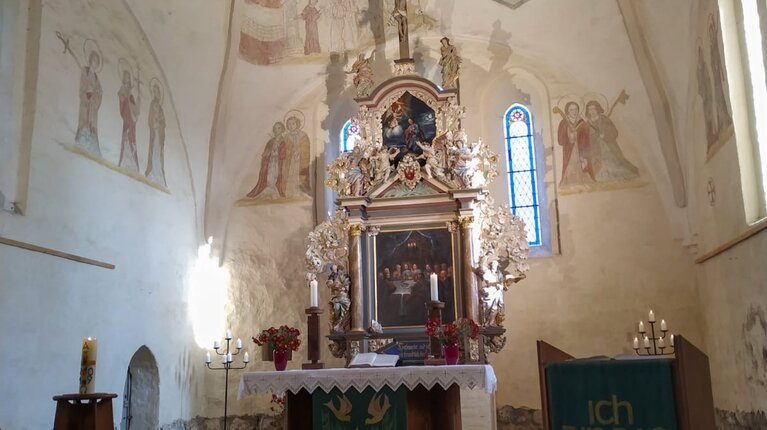 Festgottesdienst zum Abschluss der Restaurierung des Görminer Altars