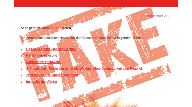 Achtung! Phishing-Mails und falsche TAN-Anrufe