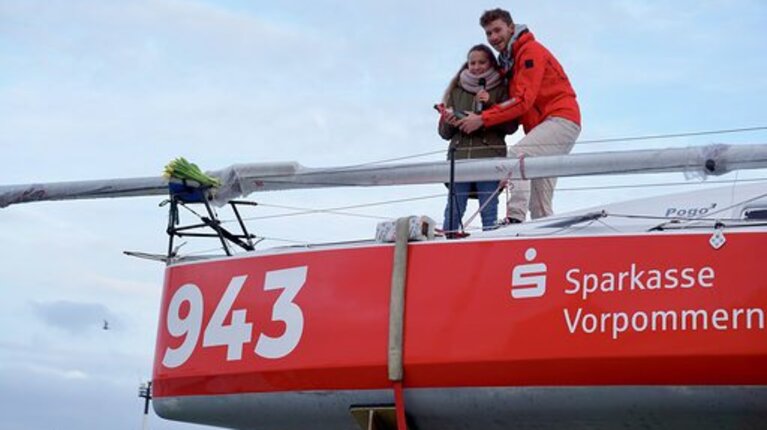 Lennart Burke mit "Vorpommern" über den Atlantik