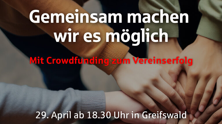 Info-Abend in Greifswald: So funktioniert Crowdfunding mit den 99 Funken