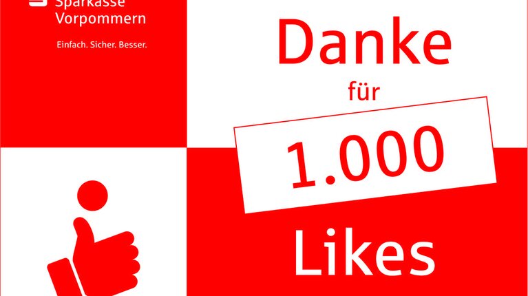 Danke für 1.000 Facebook Likes!